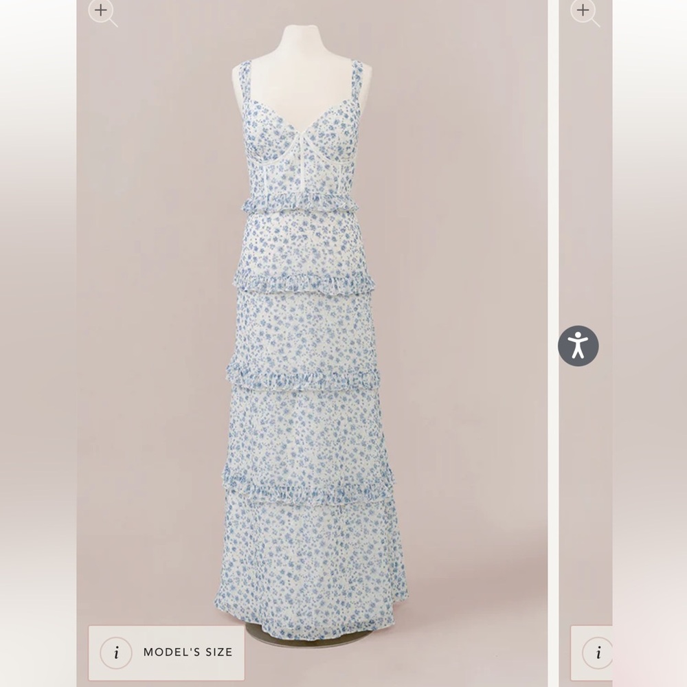 Sloane Chiffon Floral Print Dress